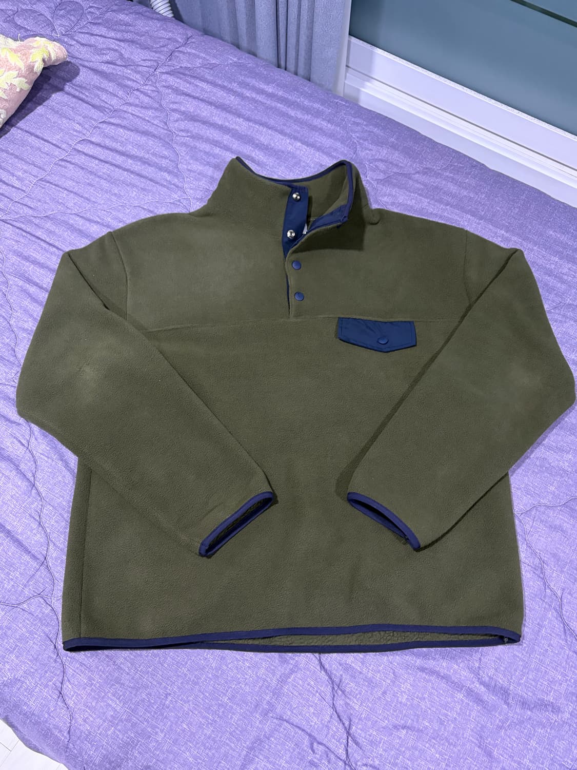 플리스 (후리스) 카키  상품이미지1