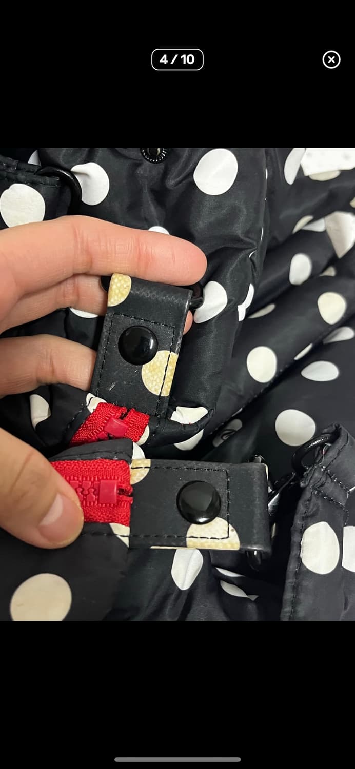 물방울무늬 패딩 크로스백 상품이미지2