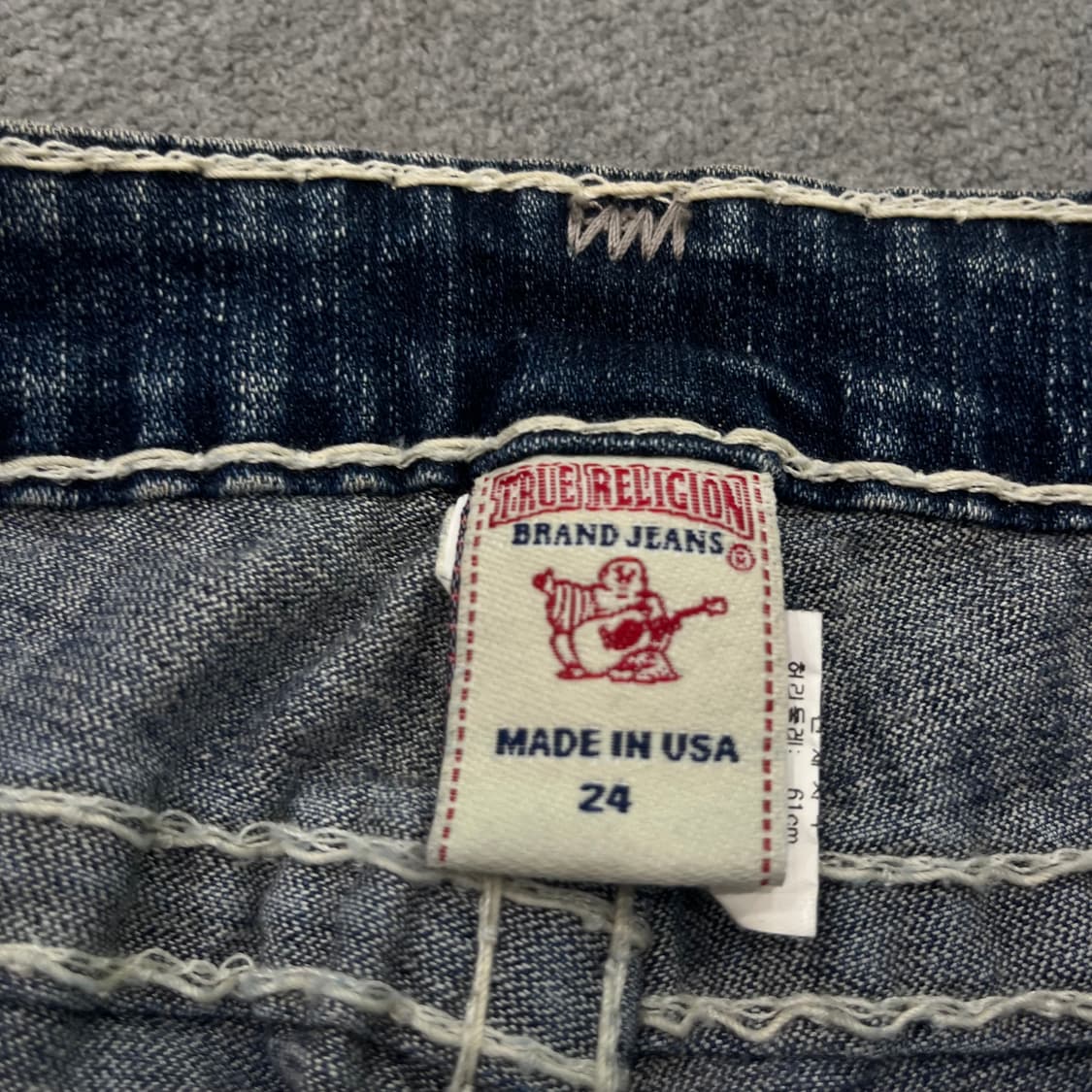 24 트루릴리젼 부츠컷 데님 팬츠 상품이미지8