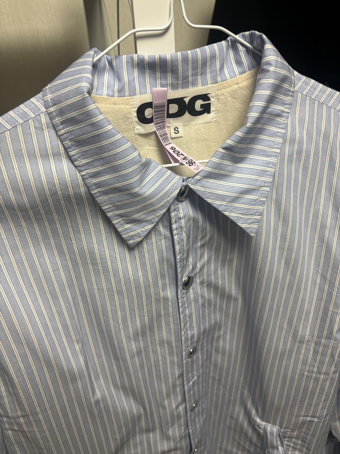 꼼데가르송 Cotton Stripe Coach Jacket 상품이미지2