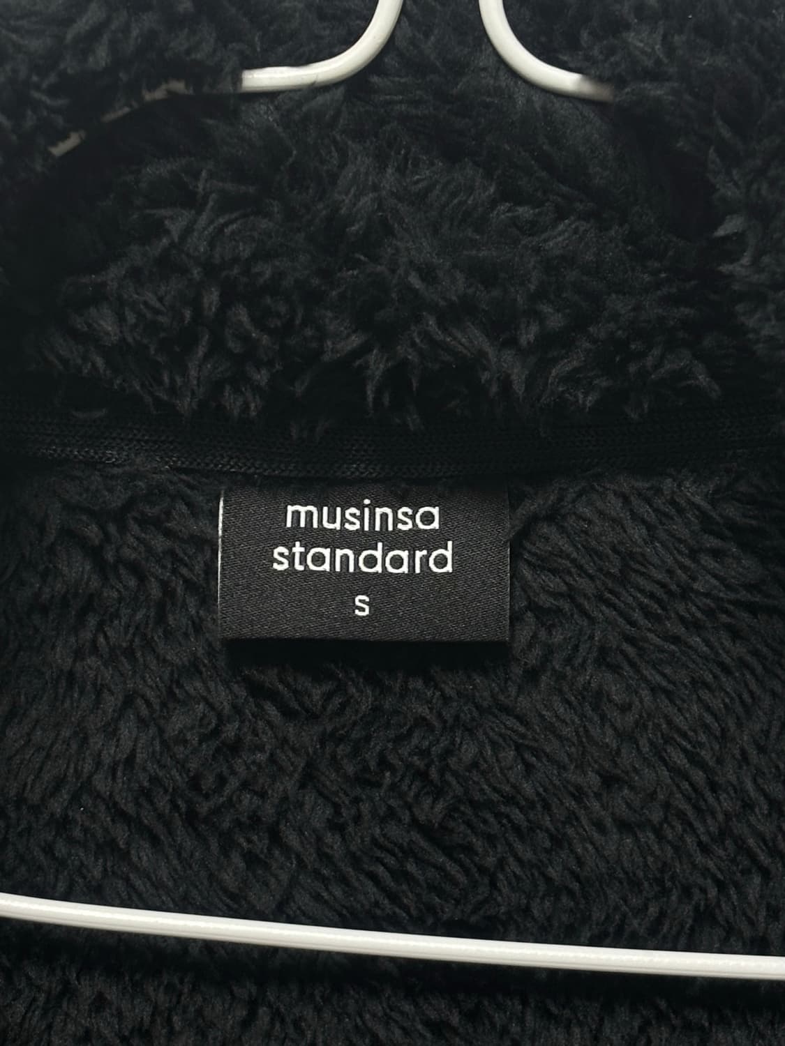 무탠다드 후리스 블랙 S 상품이미지3