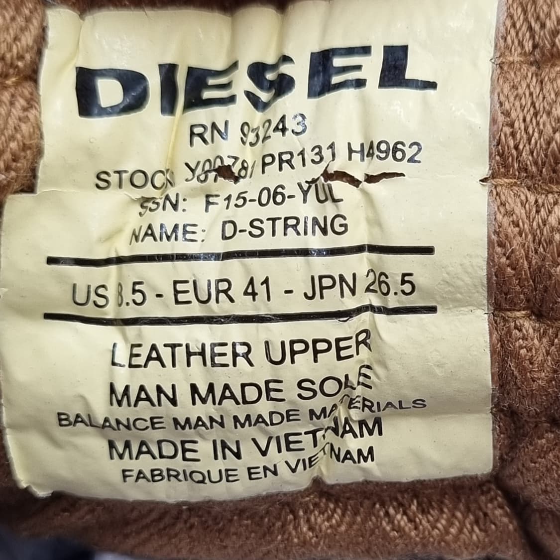 디젤 남성 하이탑265 상품이미지6