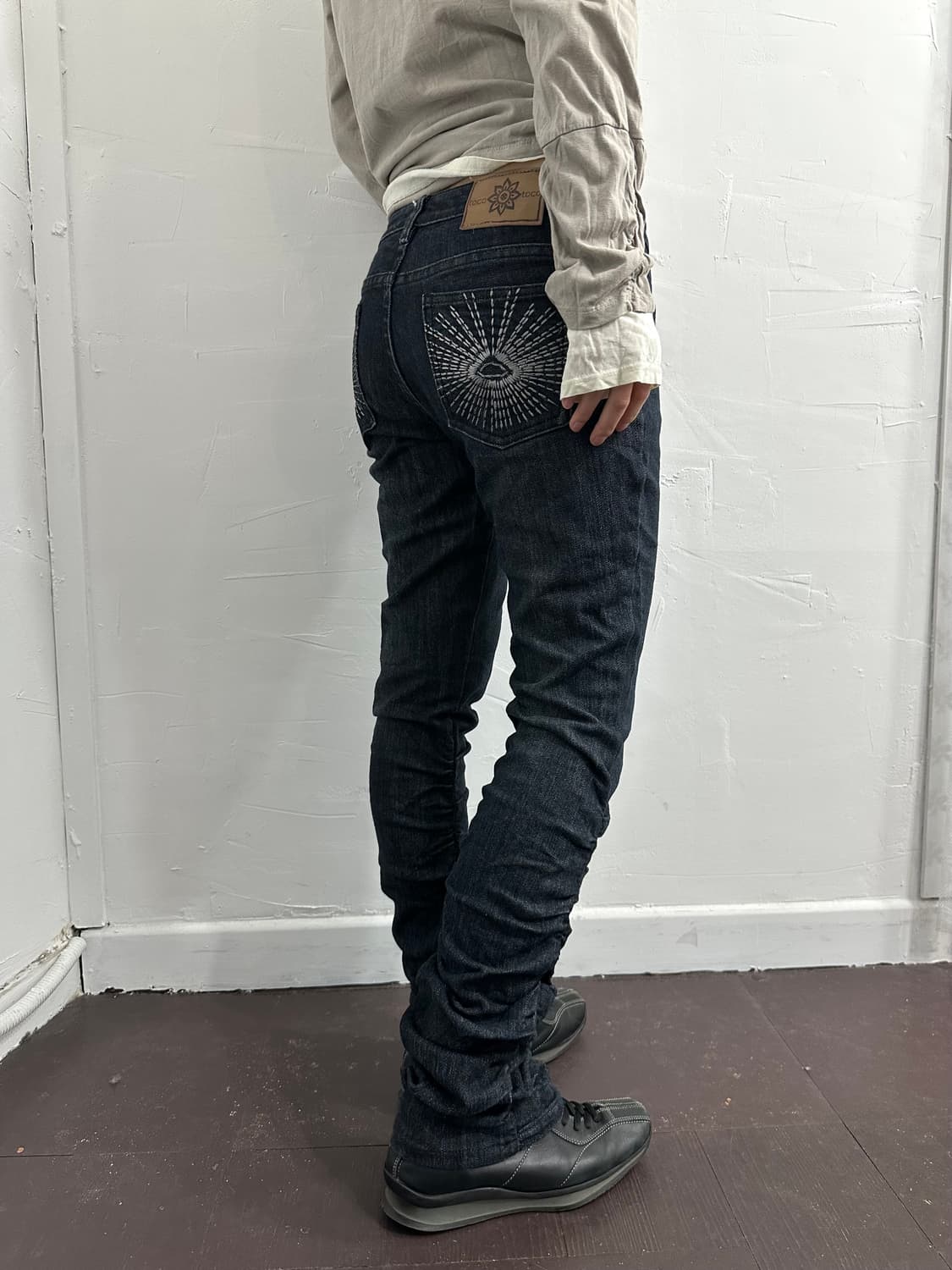 toco toco denim shirring pants 상품이미지4