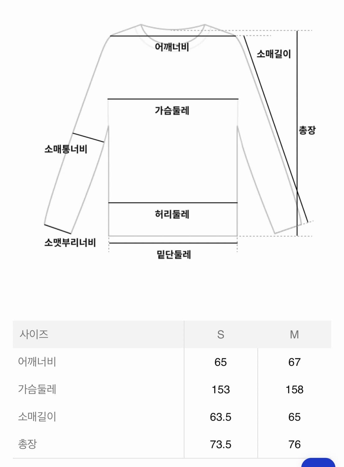 [정품-S] 꼼데가르송 CDG Oversized Sweatshirt Gr 상품이미지8
