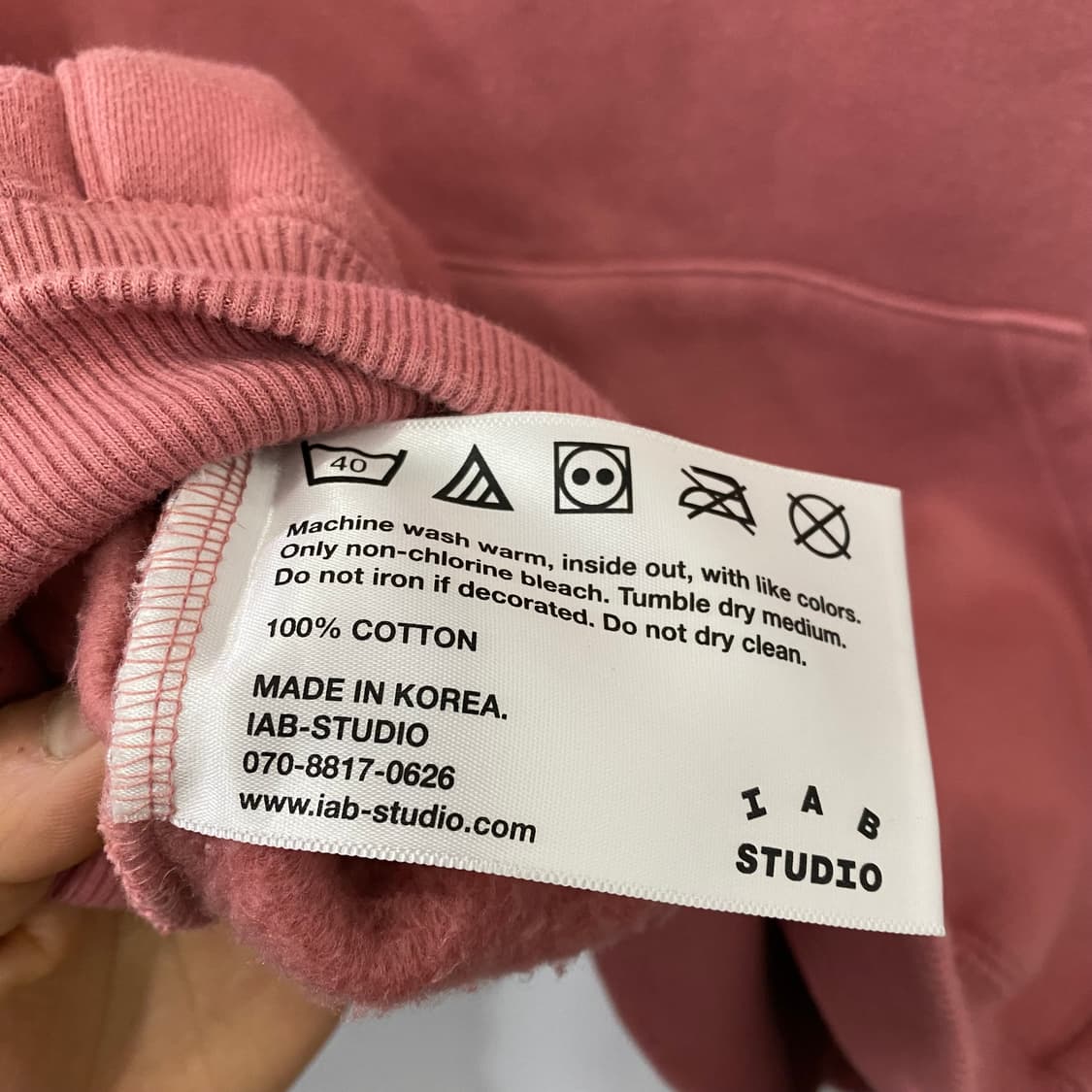 아이앱스튜디오 빅로고 후드(XL) 상품이미지5