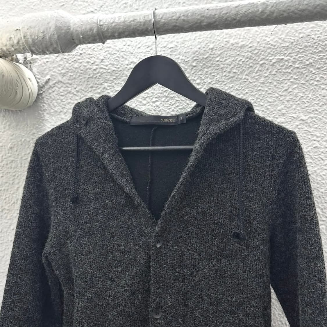 Schlussel Wool hood coat 상품이미지5
