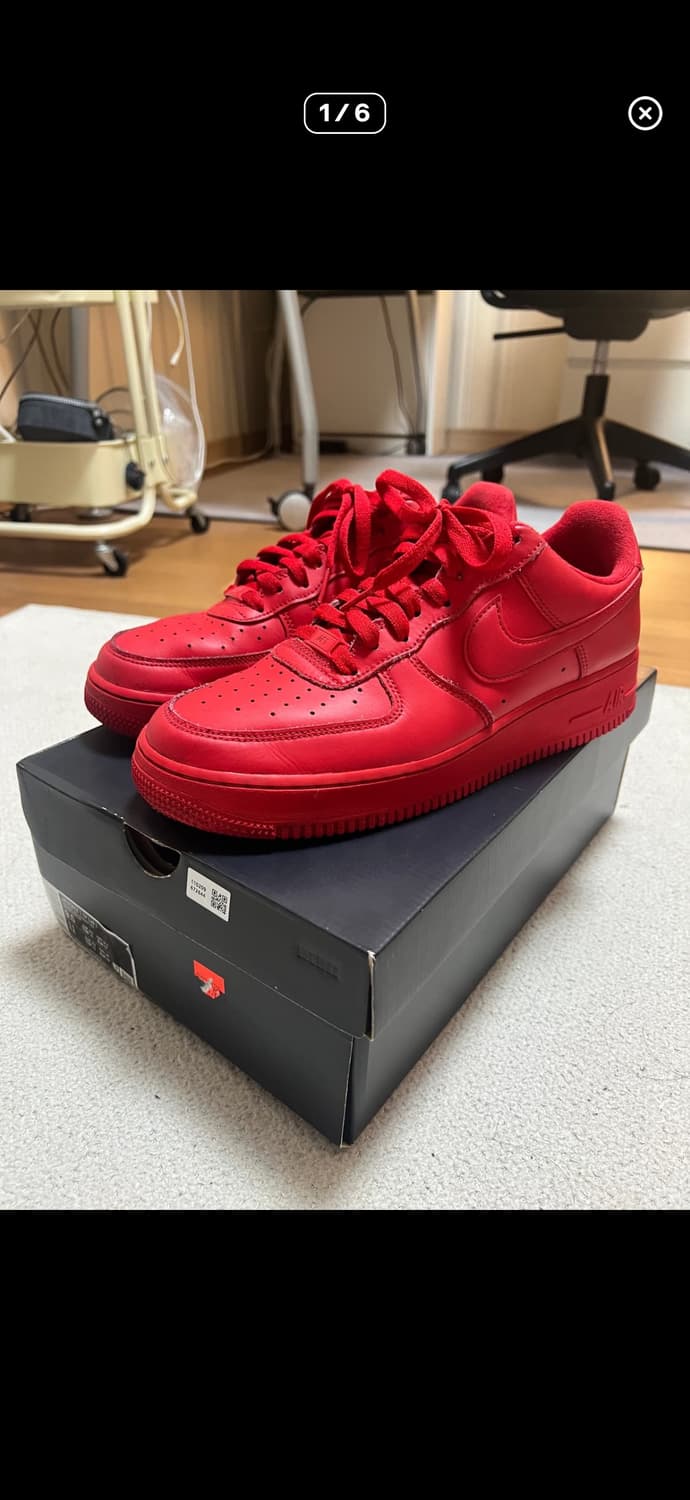 나이키 에어포스 레드 상품이미지1