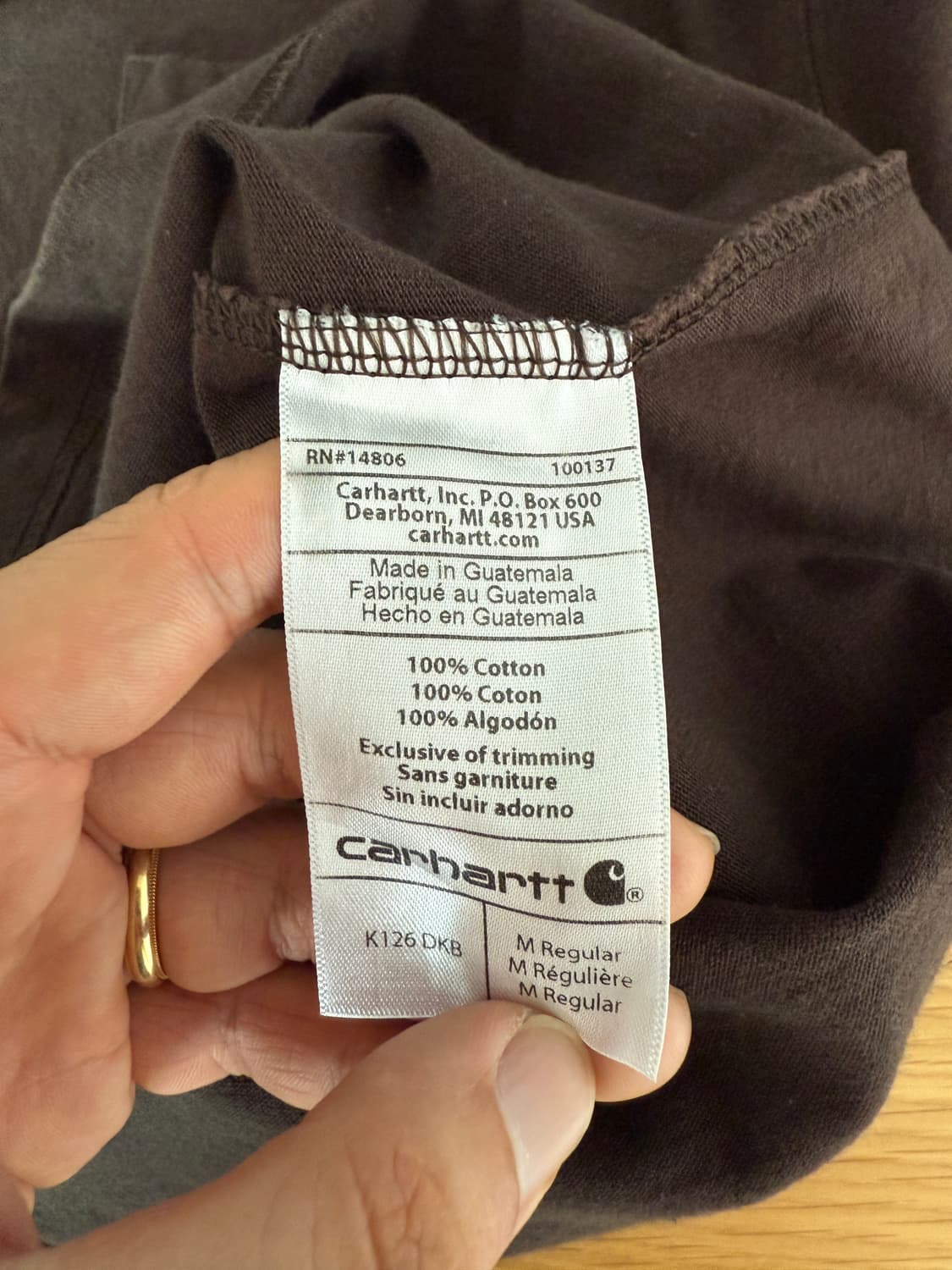칼하트(Carhartt) 포켓 롱슬리브 상품이미지6