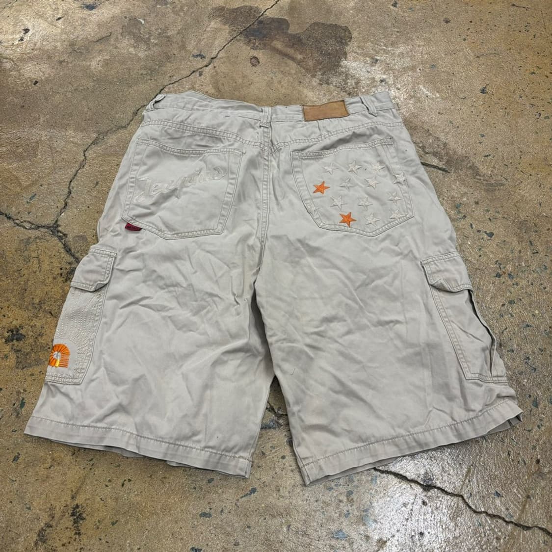 [정품/38] 아카데믹 스타 별 패치 버뮤다 카고팬츠 상품이미지3