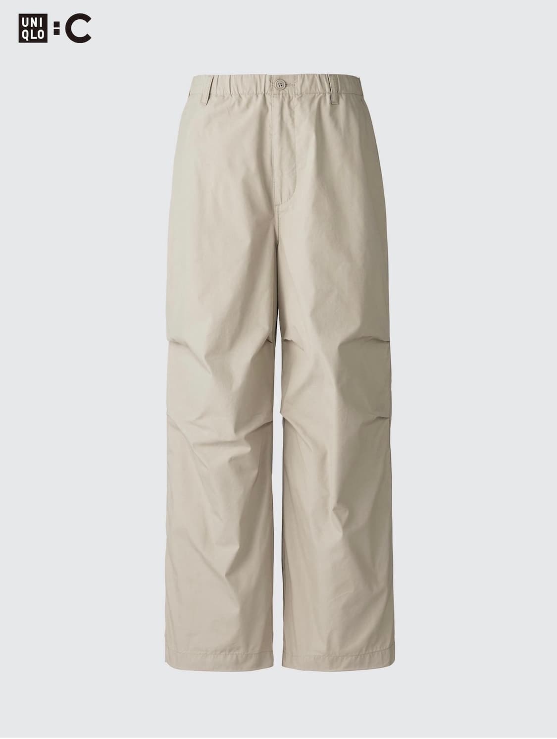 유니클로 와이드파라슈트팬츠 베이지 S사이즈 상품이미지1