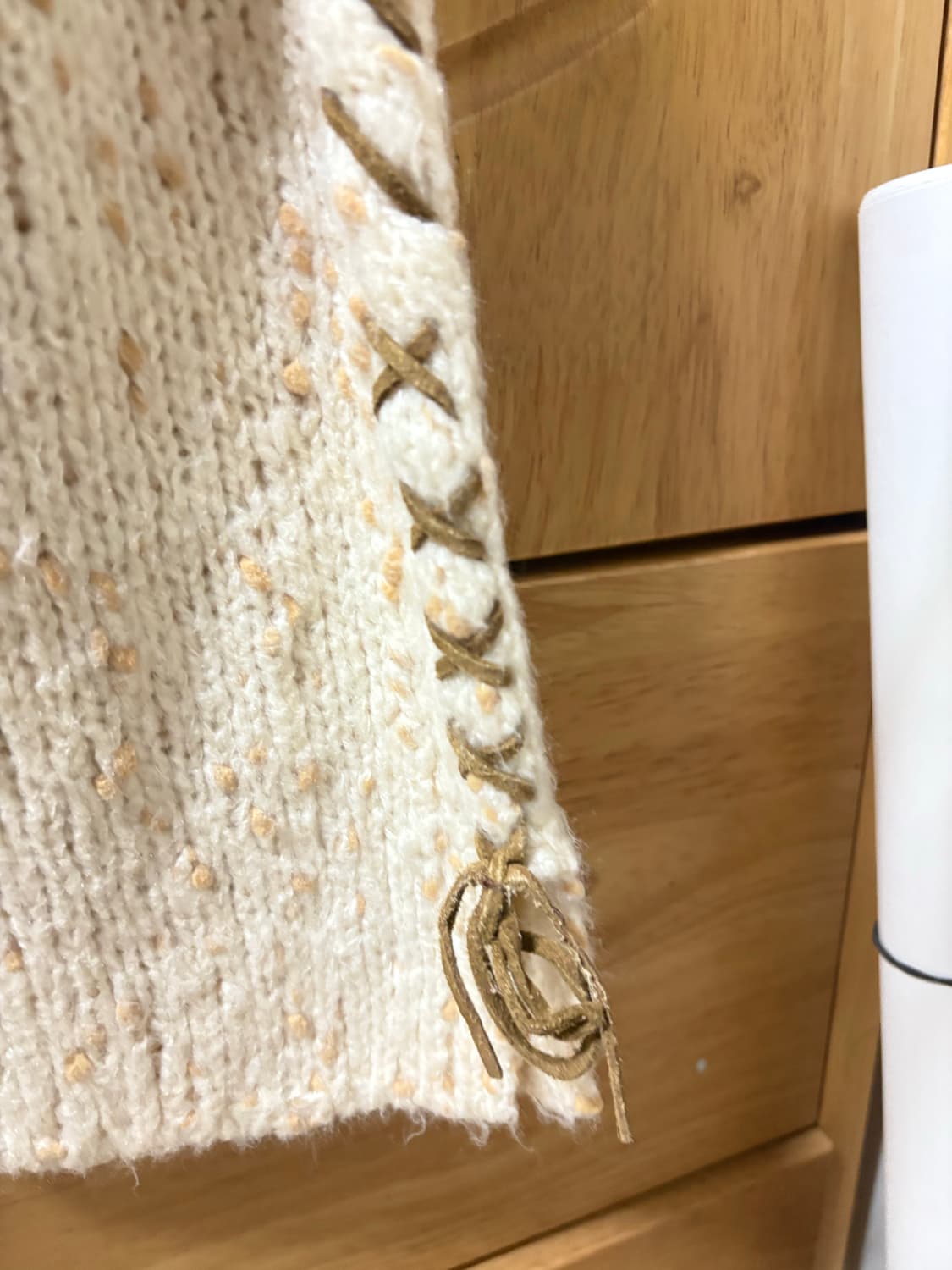 모리걸 버터크림 니트 스웨터 상품이미지3