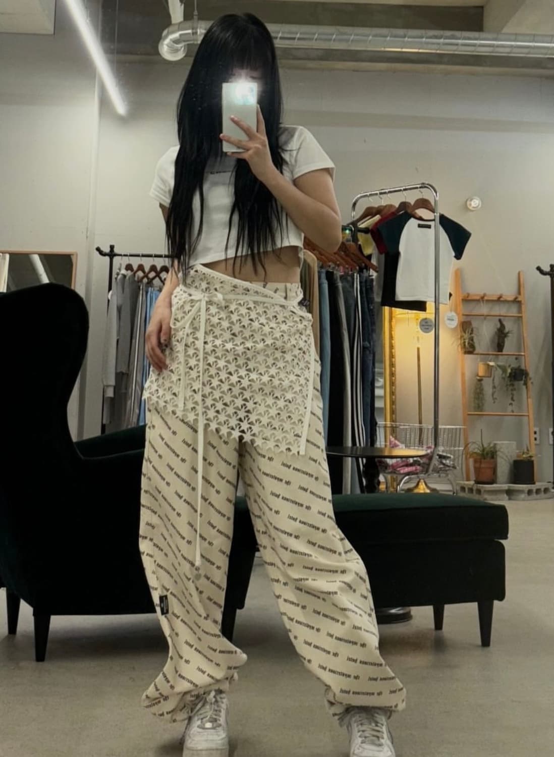 더미스테리어스호텔 스타 레이어드 랩스커트 상품이미지10