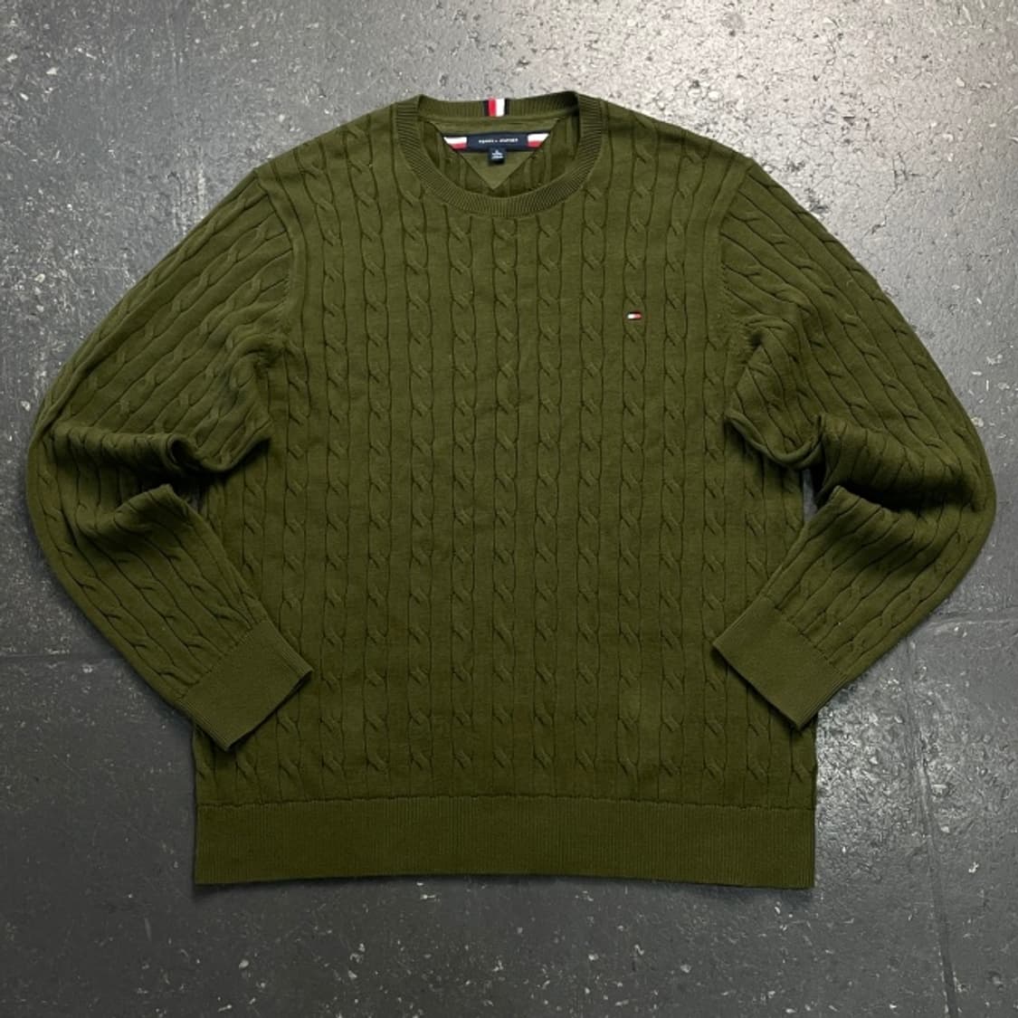 105 타미힐피거 꽈배기 니트  상품이미지1