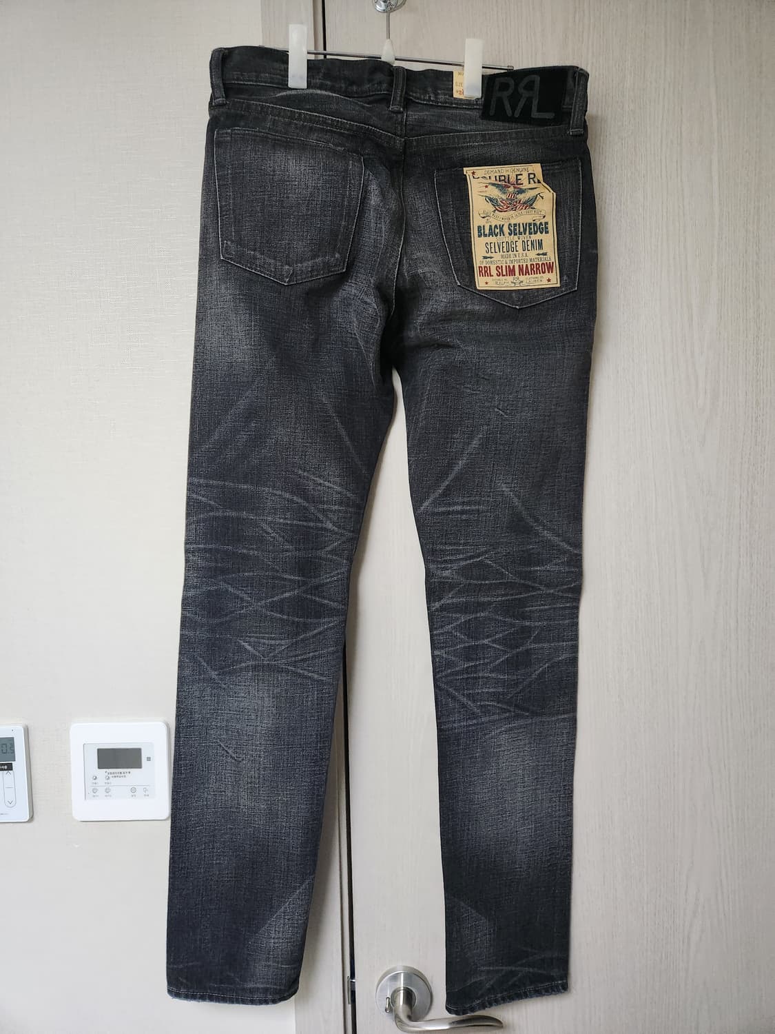 더블알엘 RRL 셀비지 블랙 워싱진 상품이미지2