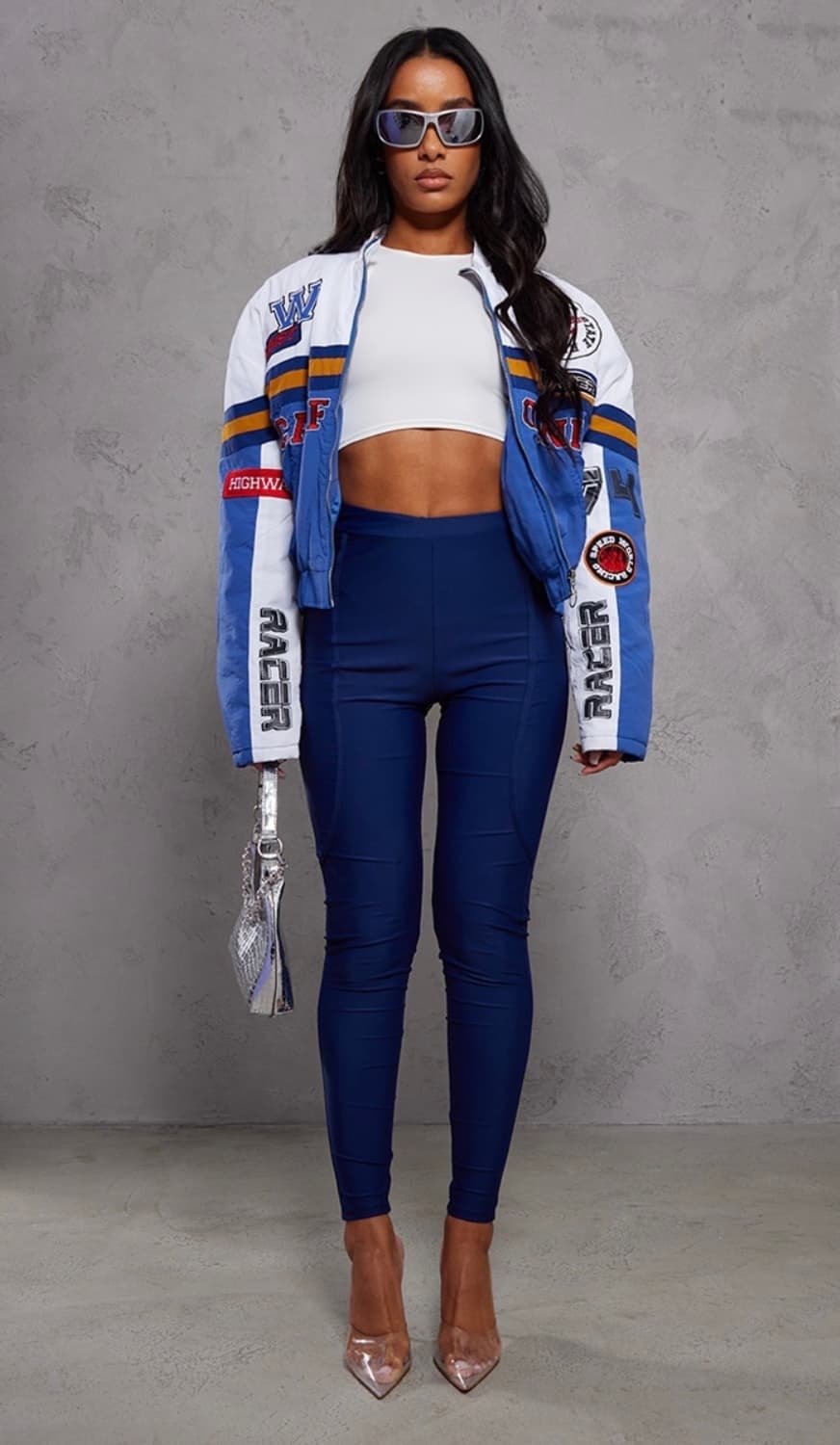 Racer oversized jacket XS 상품이미지1