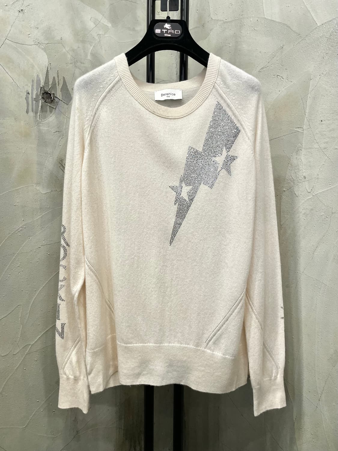 berenice 아이보리 비즈 봄 니트 55~66 상품이미지1