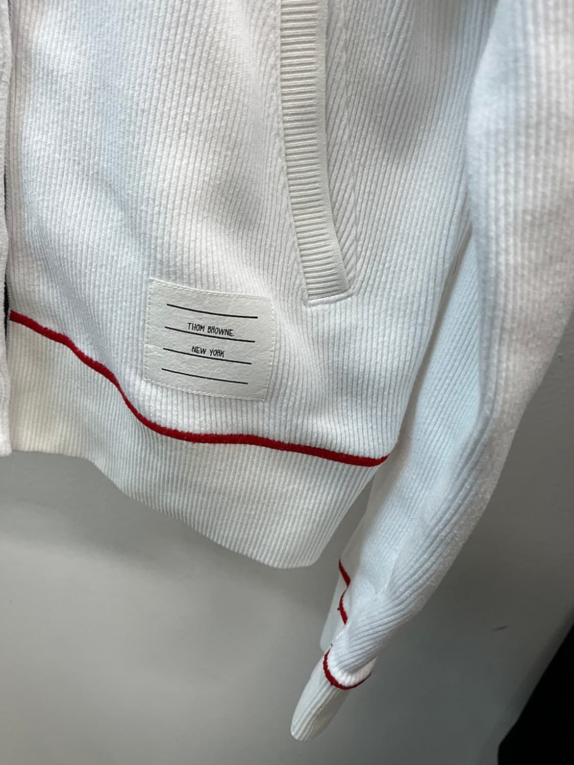 여) 톰브라운 콘트라스트 라운드카라 자켓  상품이미지2