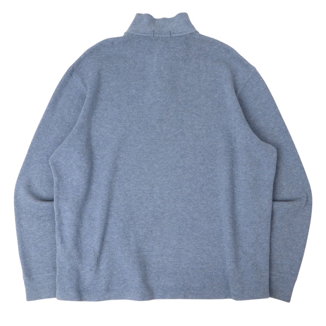 폴로 랄프로렌 블루 하프집 코튼 니트 상품이미지5