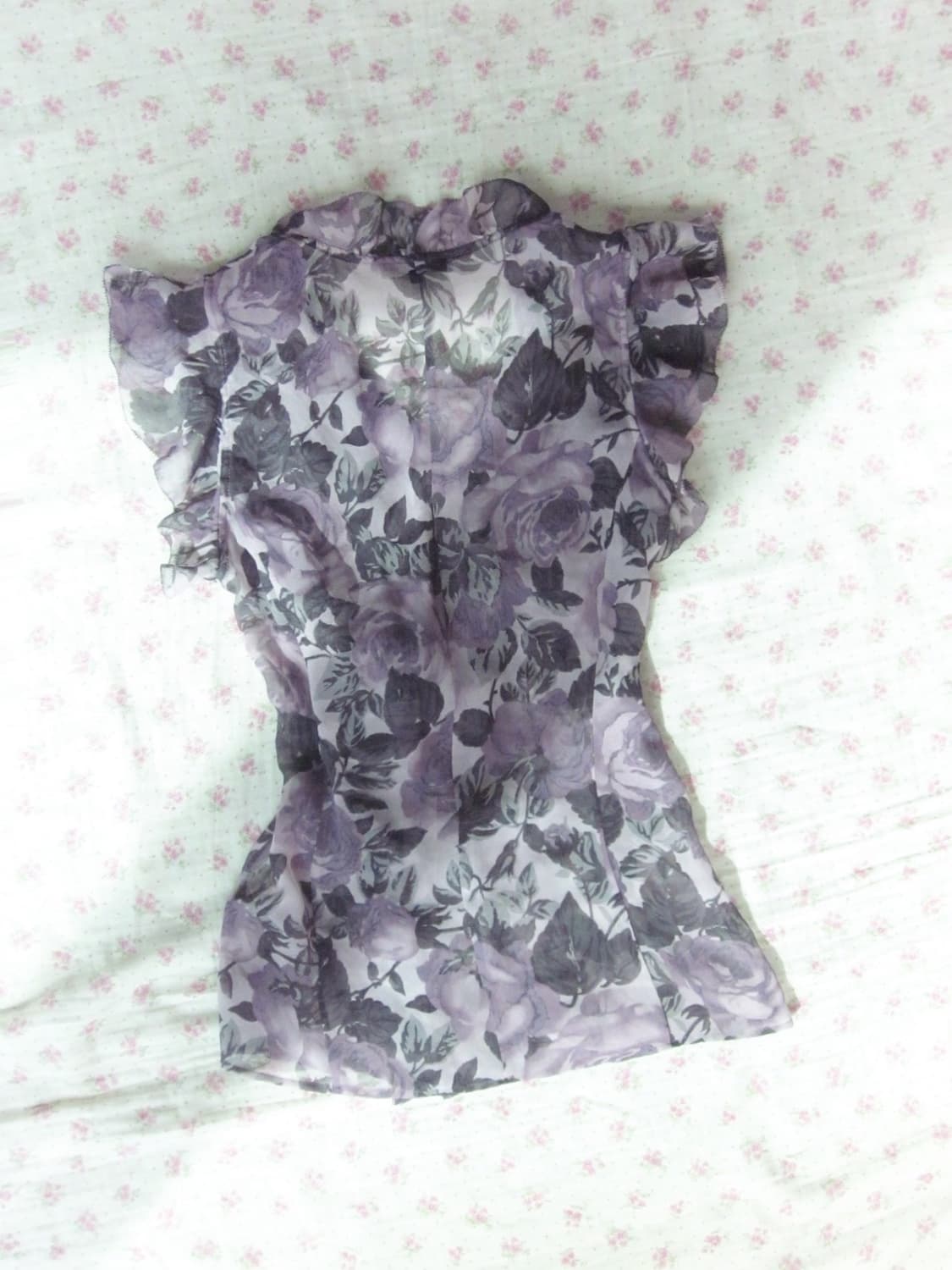 오네갸루 퍼플로즈 블라우스 상품이미지9