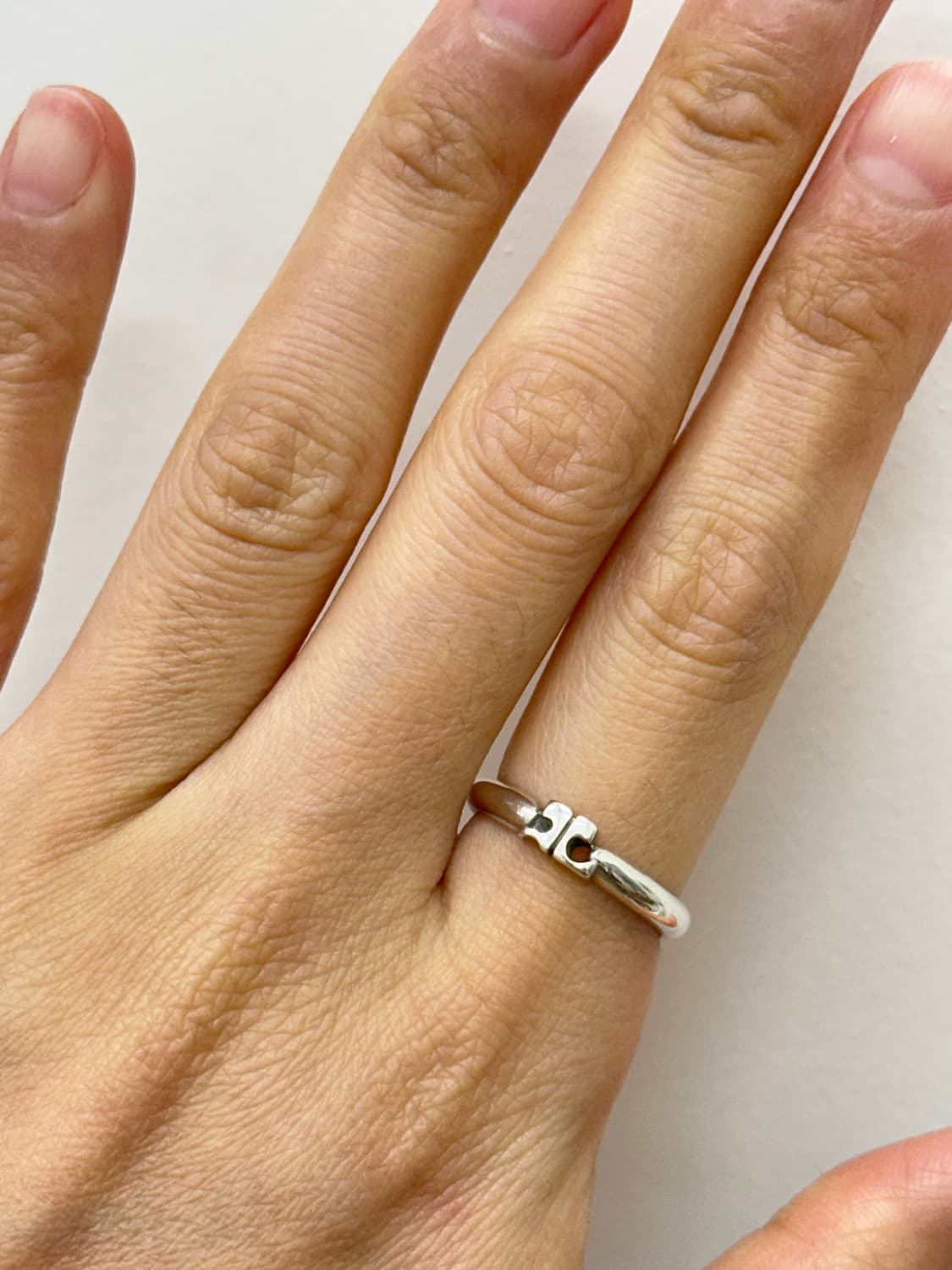 꾸레쥬 실버 반지 상품이미지9