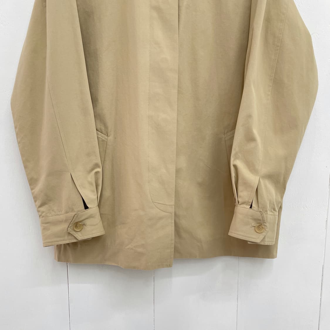 Arete made by Moibin 베이지 하프 코트 상품이미지6