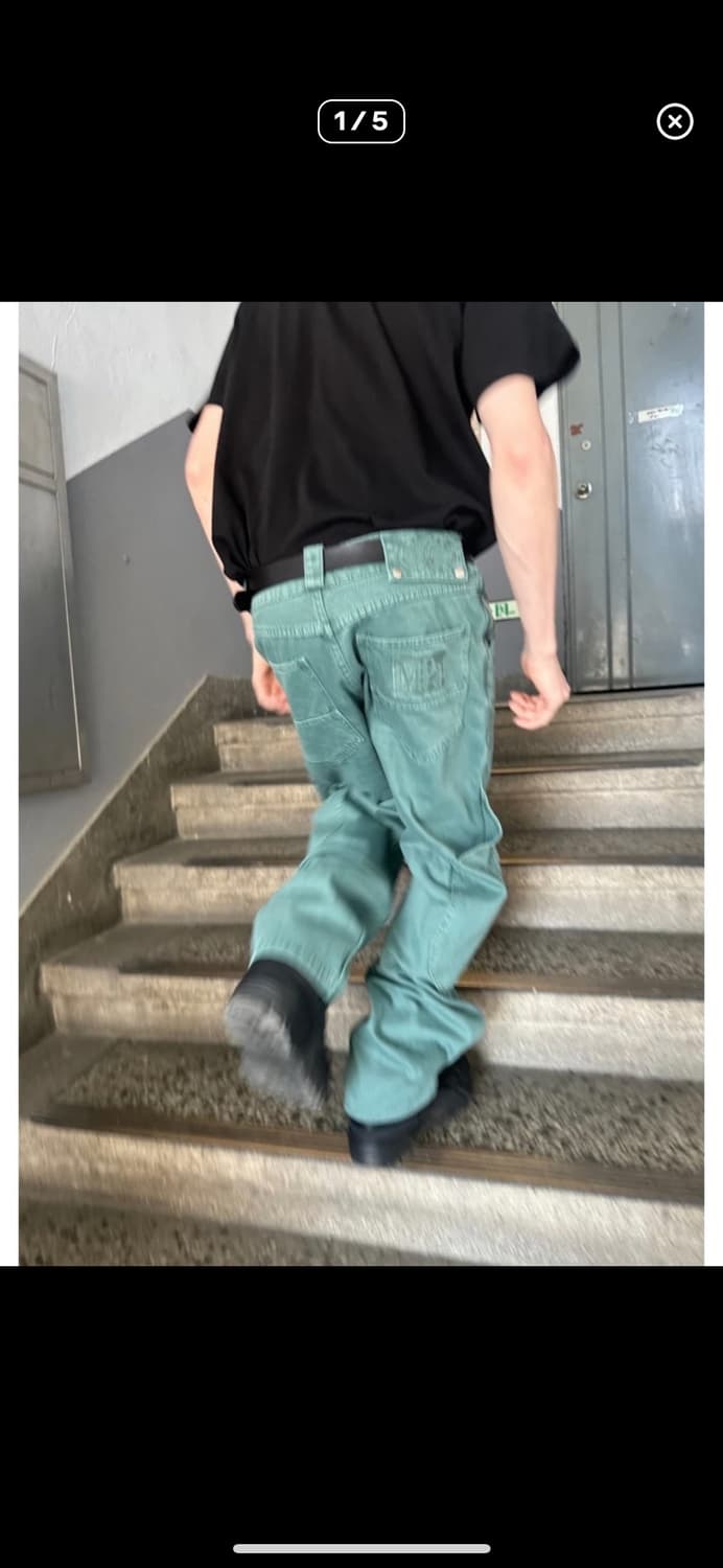 플라스틱프로덕트 MPa CALF POCKET PANT 에메랄드 S 상품이미지1