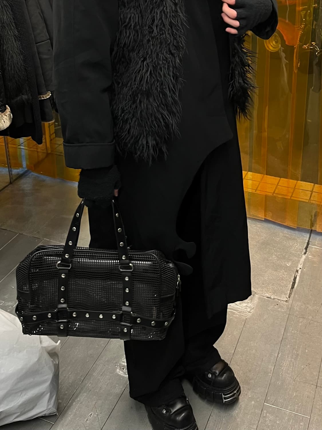 빈티지 펑크 보스턴 백 상품이미지5