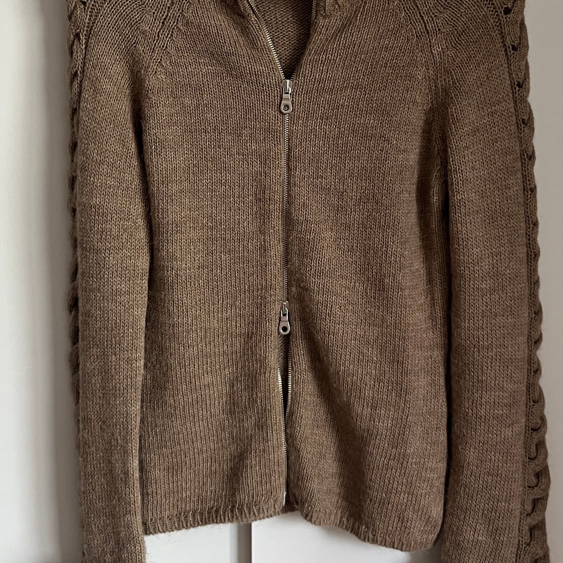 DUALVIEW Wool Mohair 2way zip-up 이태리제 상품이미지5