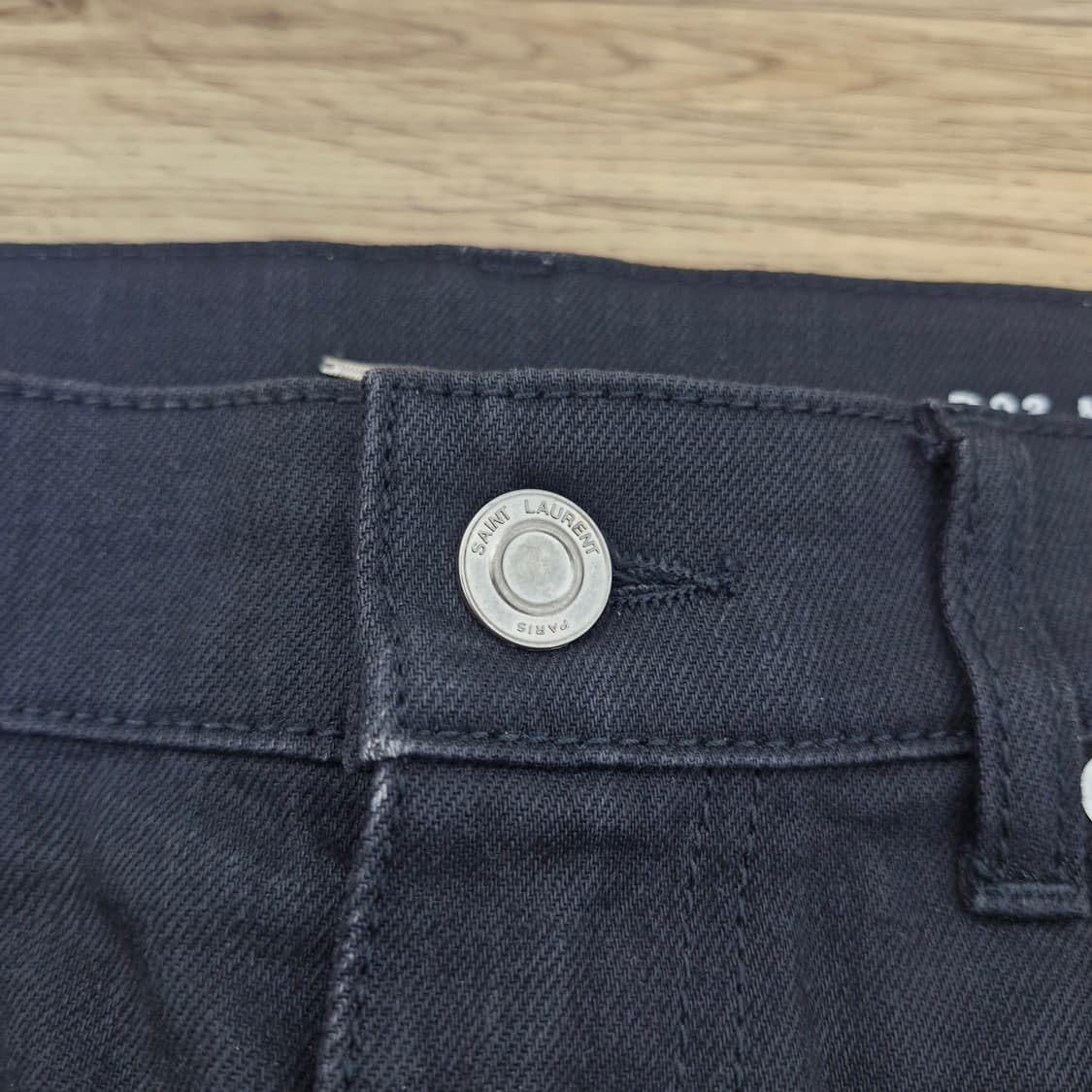 [30] SLP 생로랑 FW15 5 Zip D02 블랙 데님 팬츠 상품이미지7