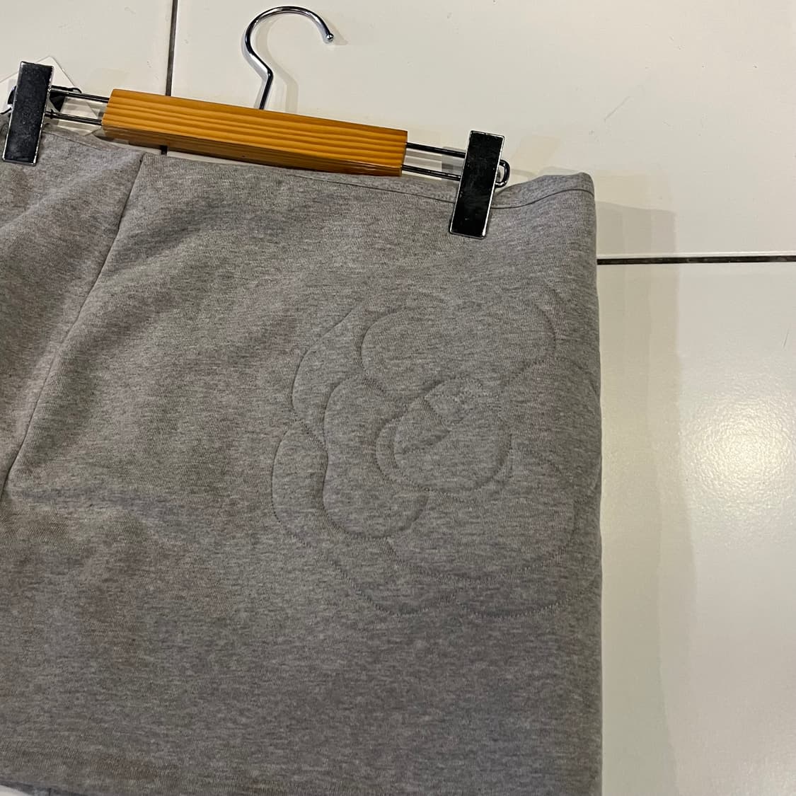 이미스 로즈 스웻 미니 스커트 멜란지 그레이 새상품 상품이미지2