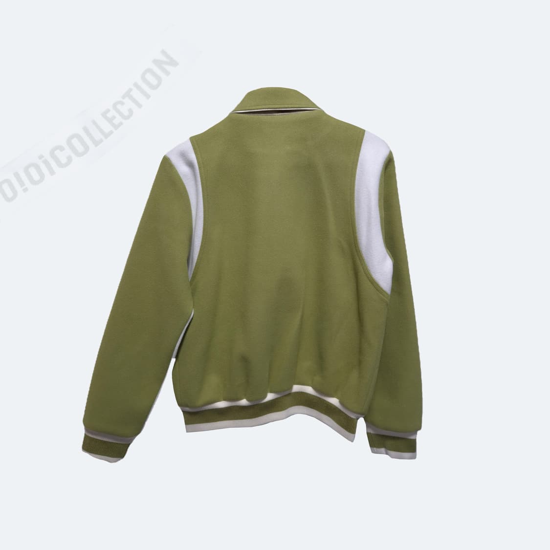 OIOI 바시티 자켓 라이트그린 F 상품이미지3