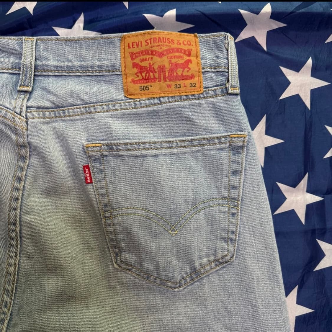 리바이스 550 연청 33 32 상품이미지6
