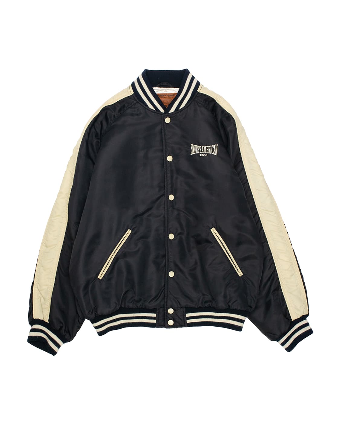 Smith's American 새틴 바시티 자켓 상품이미지1