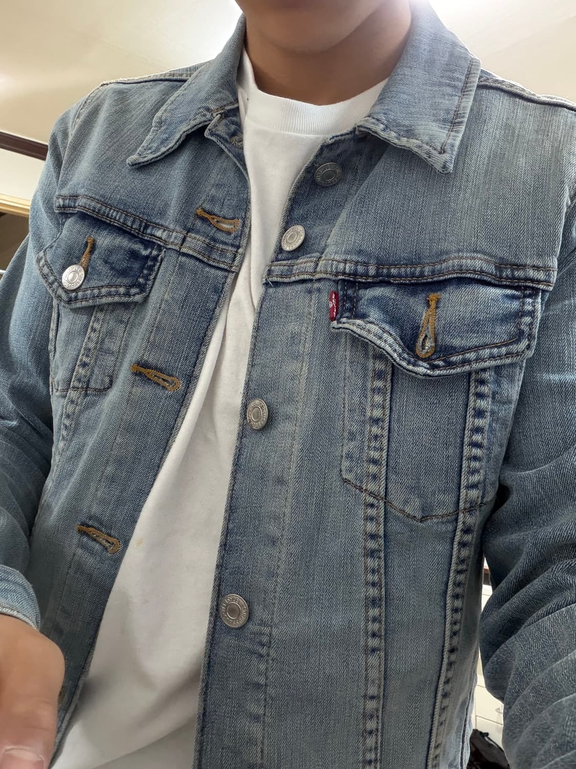 리바이스 청자켓 s사이즈 상품이미지3