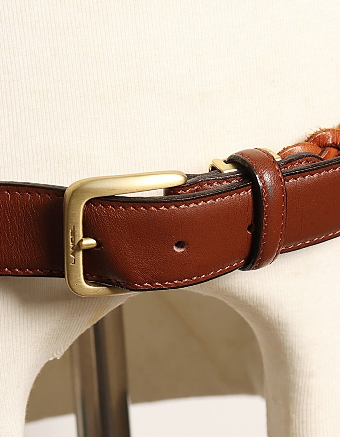 LANCEL Weaving Leather Belt (31~32) 상품이미지3