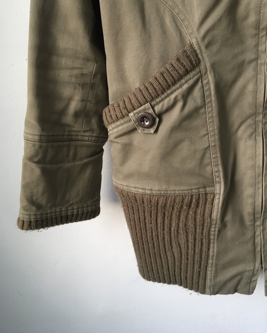 Ribbed point high neck jacket 상품이미지5