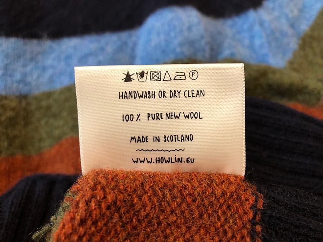 하울린 무지개 스트라이프 니트 상품이미지4