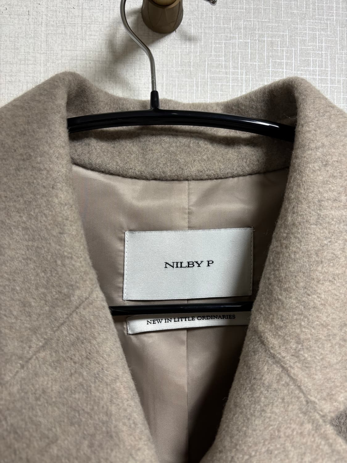 NILBY P 닐바이피 메리노울 핸드메이드 롱 코트 상품이미지5