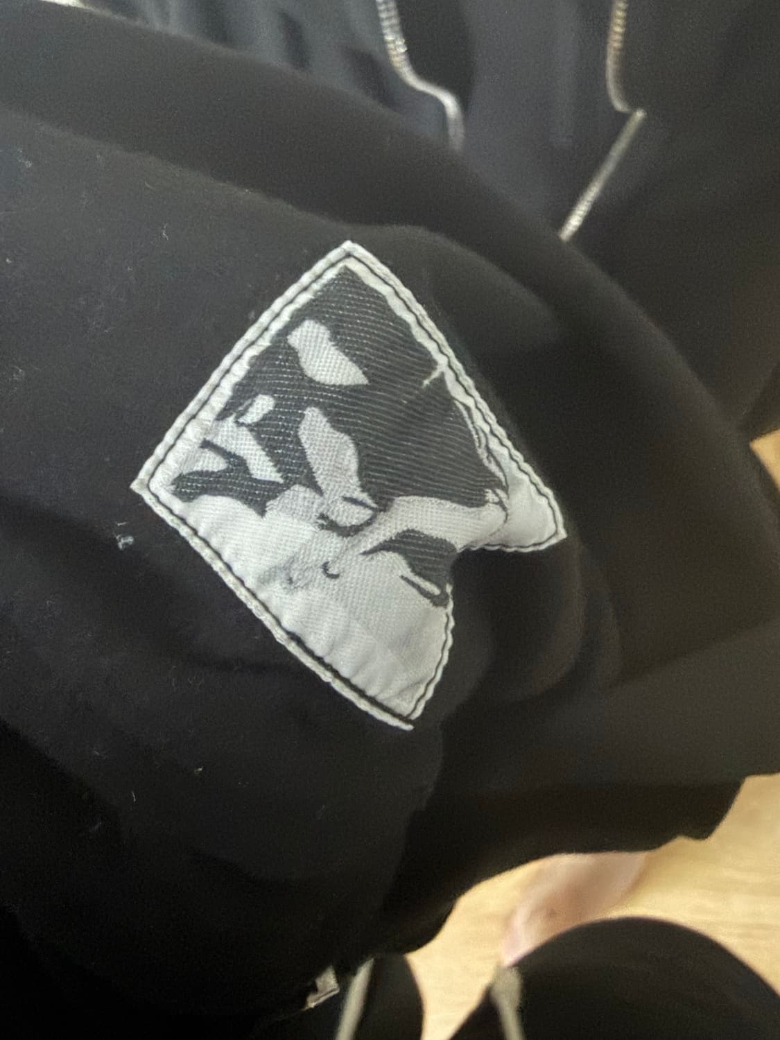 릭오웬스 다크쉐도우 김프 백로고 후드집업 XL 상품이미지5