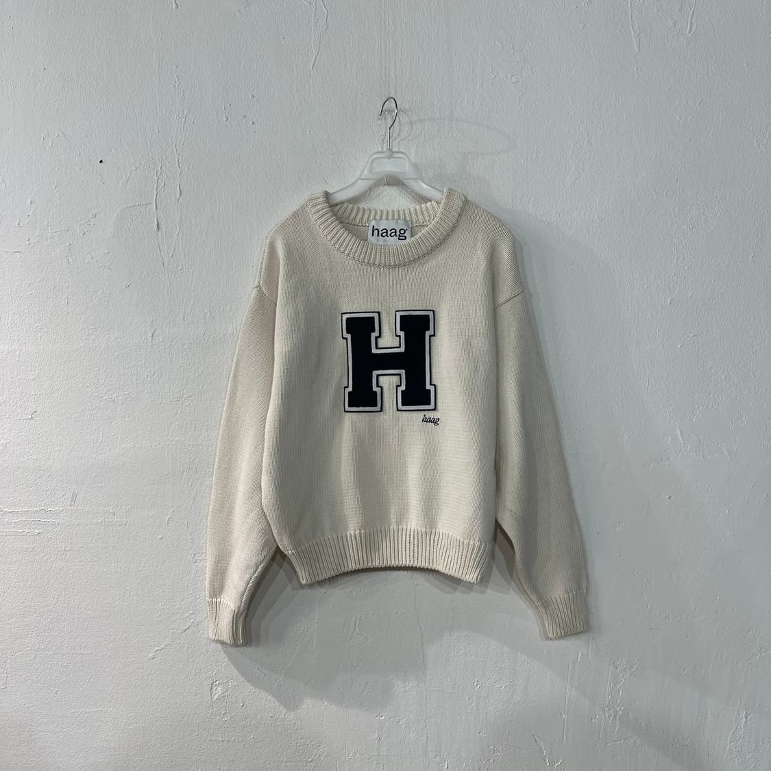 haag 헤이그 H로고 니트 FREE 상품이미지1