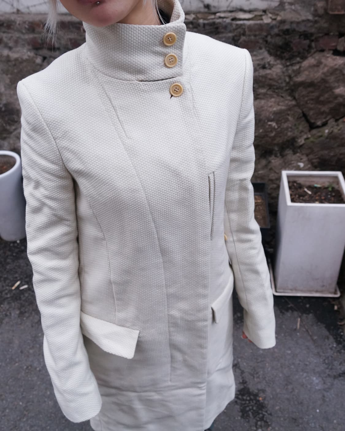 헬무트 랭 허니콤 코트 상품이미지2