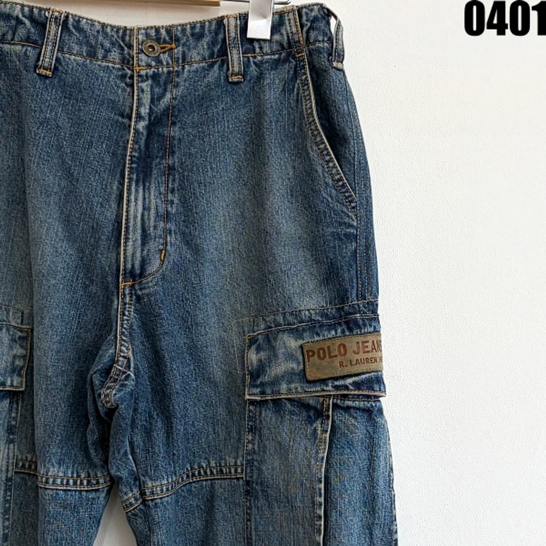 폴로 진스 컴퍼니 데님 카고 팬츠 78-94 0401 상품이미지2