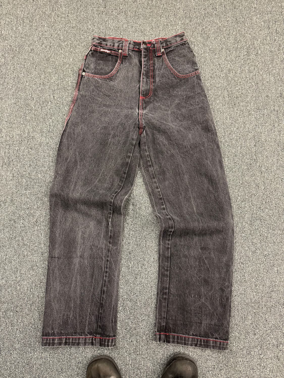 American vintage 여성 흑청 데님팬츠 상품이미지1