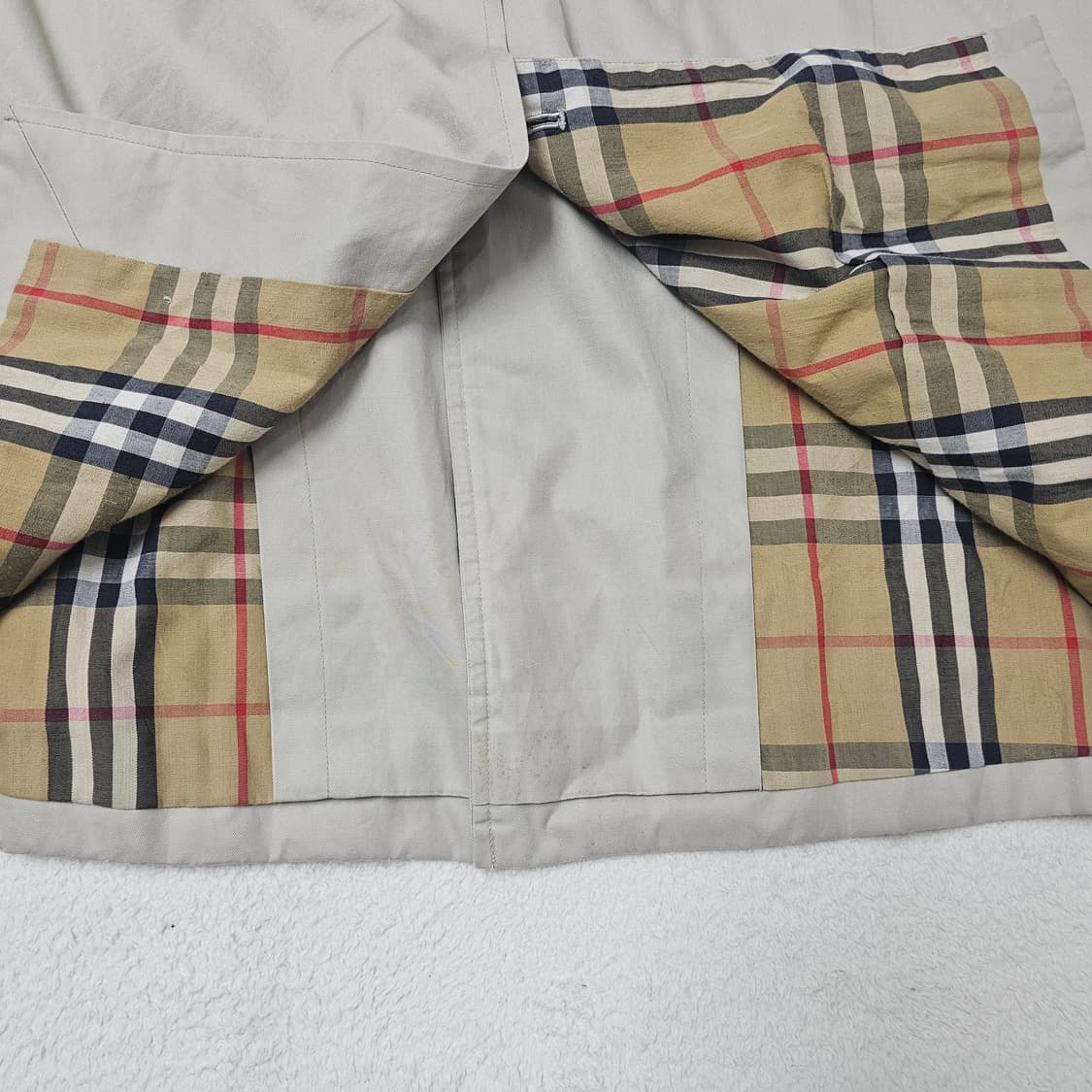 정품 빈티지 버버리 트렌치 맥코트 상품이미지5