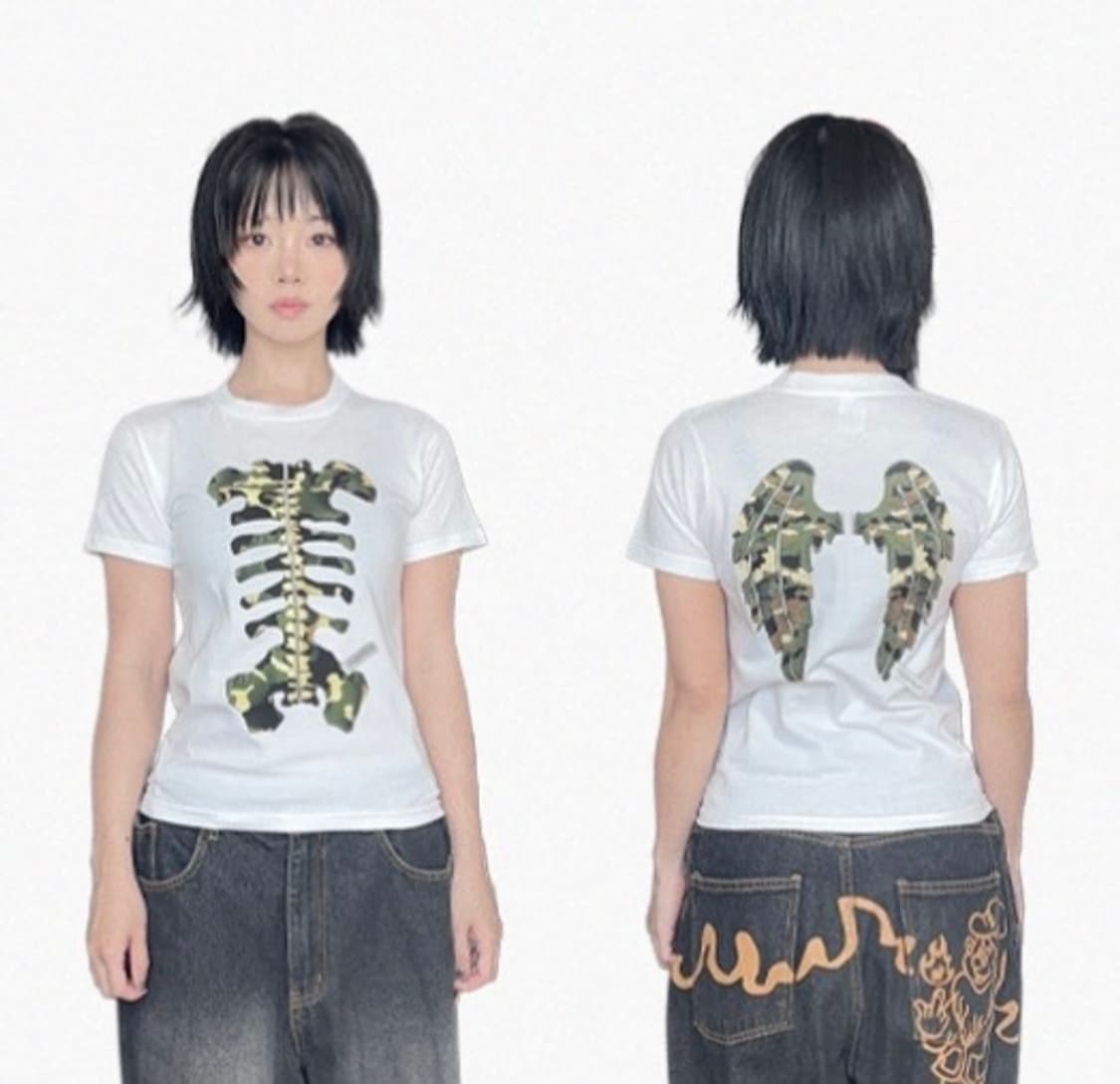 텐시샵 카모 반팔티 상품이미지1