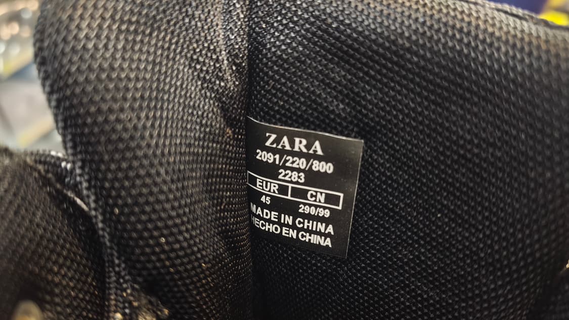 Zara x masion 스페셜 비브람 레더 부츠 상품이미지6