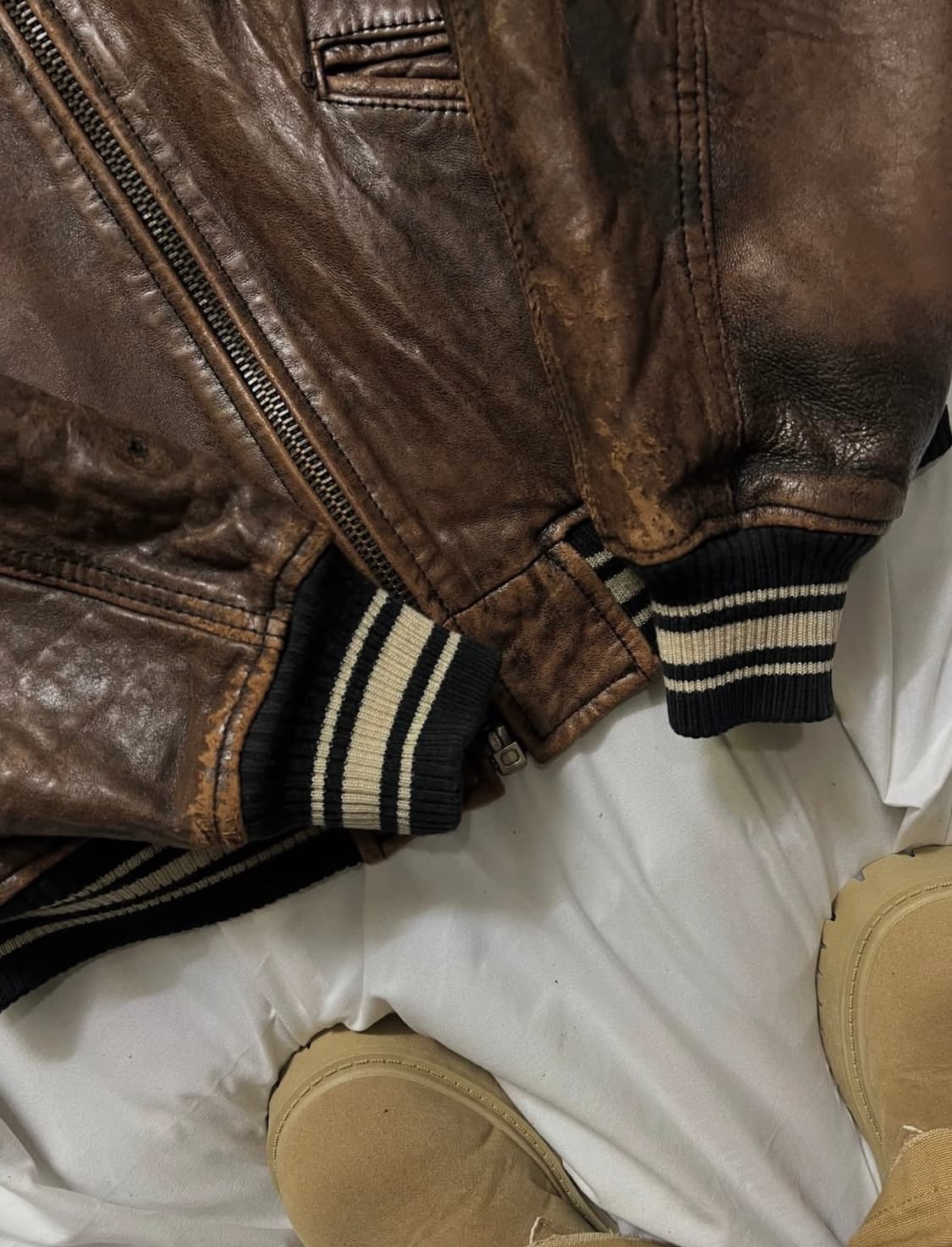 아비렉스 아이콘 가죽자켓 상품이미지9