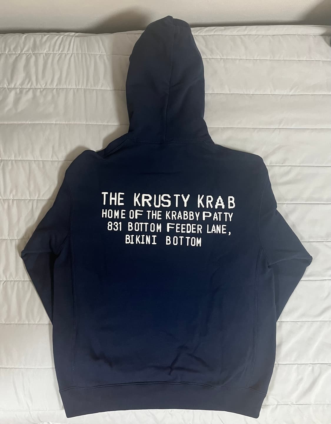 유니클로 스폰지밥 게살버거 후드티 m 상품이미지2