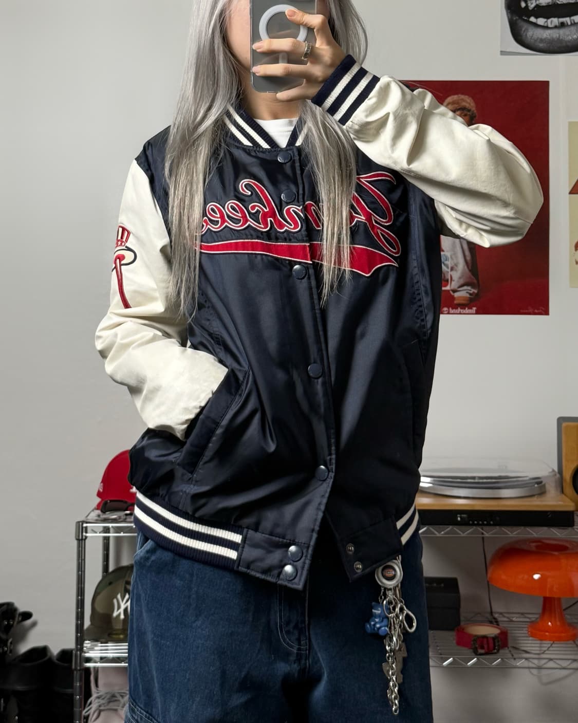 MLB 00s 뉴욕 양키즈 레더 스타디움 자켓 상품이미지1