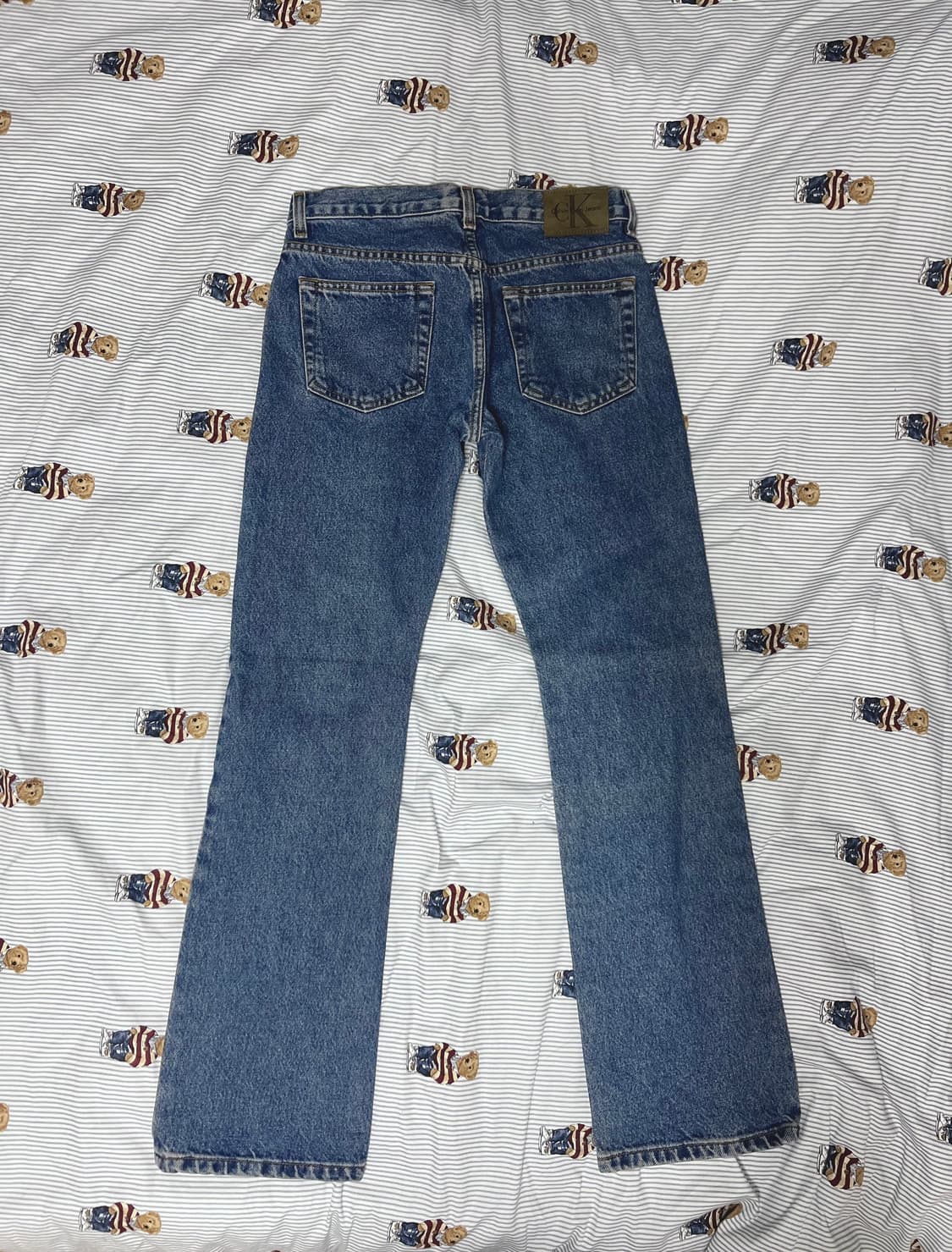 캘빈클라인 ck 데님 26인치 세미부츠컷 플레어 flare boots 상품이미지3